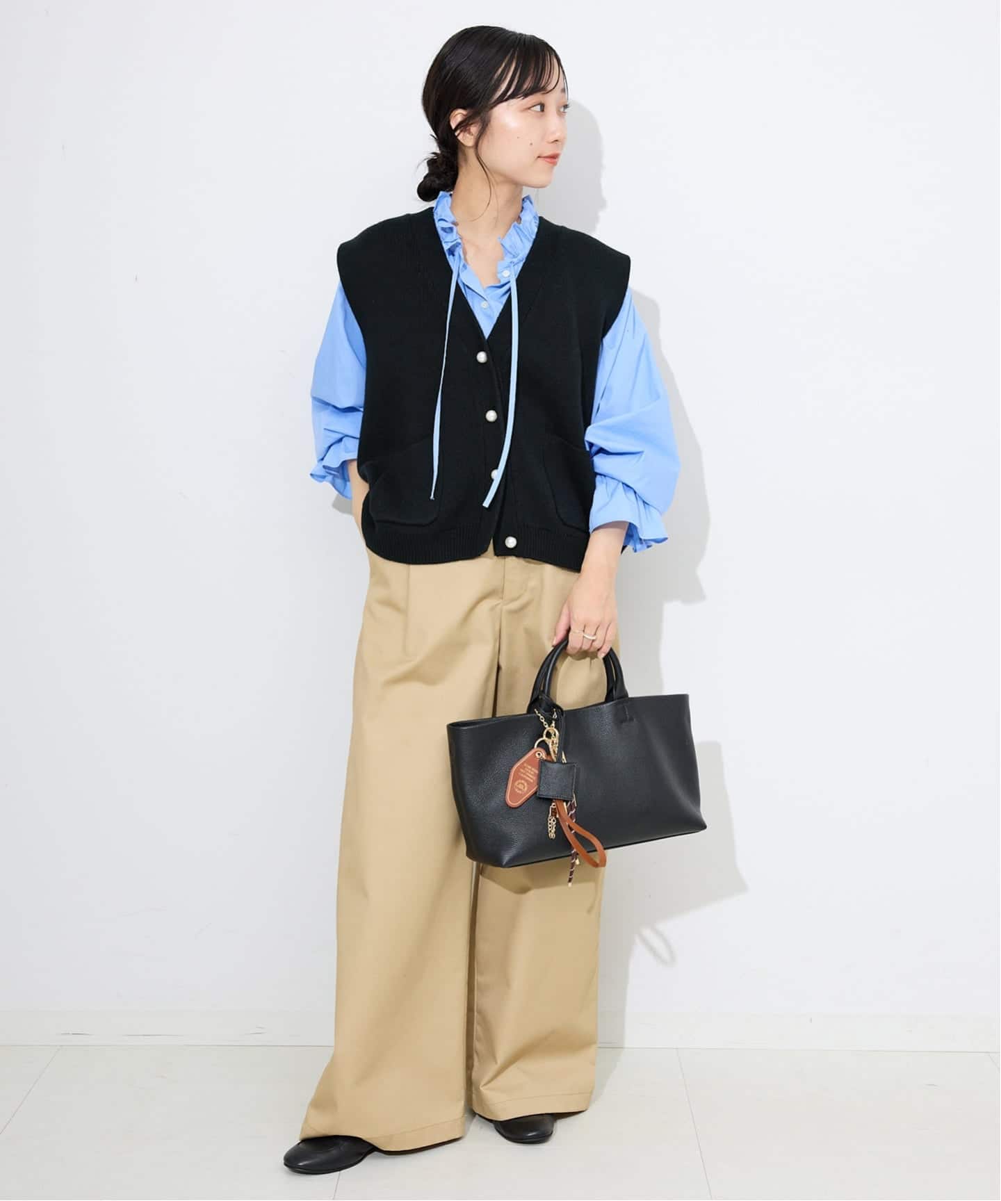 WEB限定/追加2》パールニットベスト（ベスト）｜SLOBE IENA（スローブ