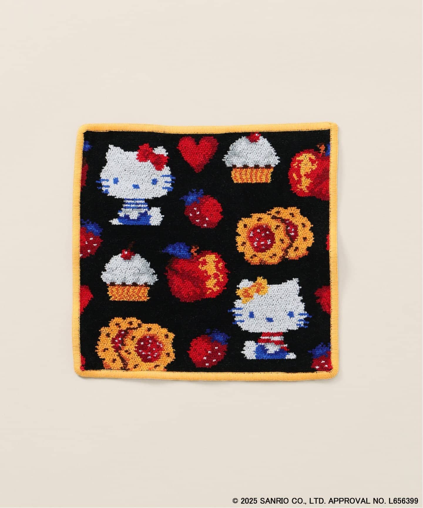 FEILER/フェイラー 別注 DLICIEUX HELLO KITTY 25*25（ハンカチ