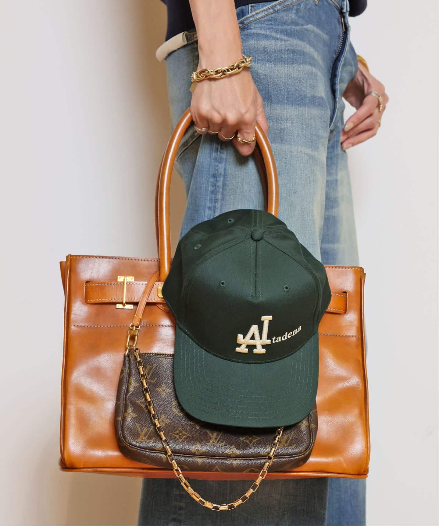 SITA PARANTICA/シータパランティカ】VINTAGE LEATHER トート 40