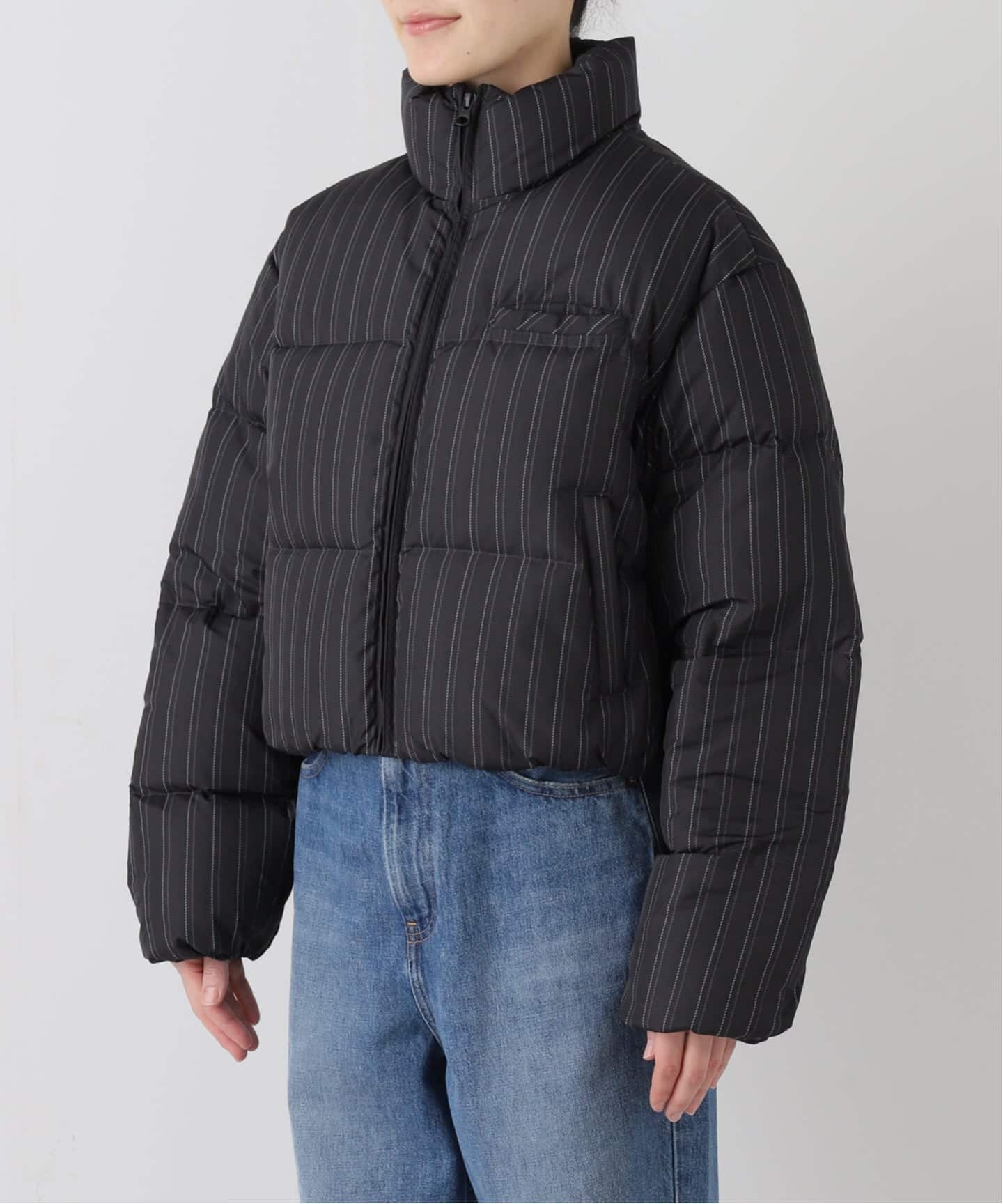 SCULPTOR/スカルプター】 So Demure Cropped Puffer Down SC25A108