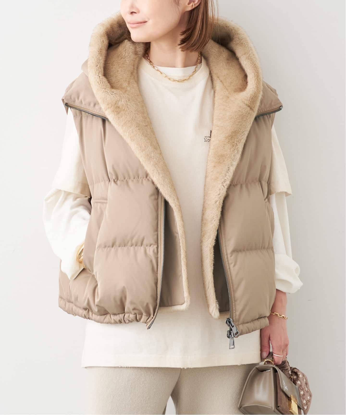 MY WHITE/マイホワイト】VEST（ダウン・中綿ベスト）｜Deuxieme Classe