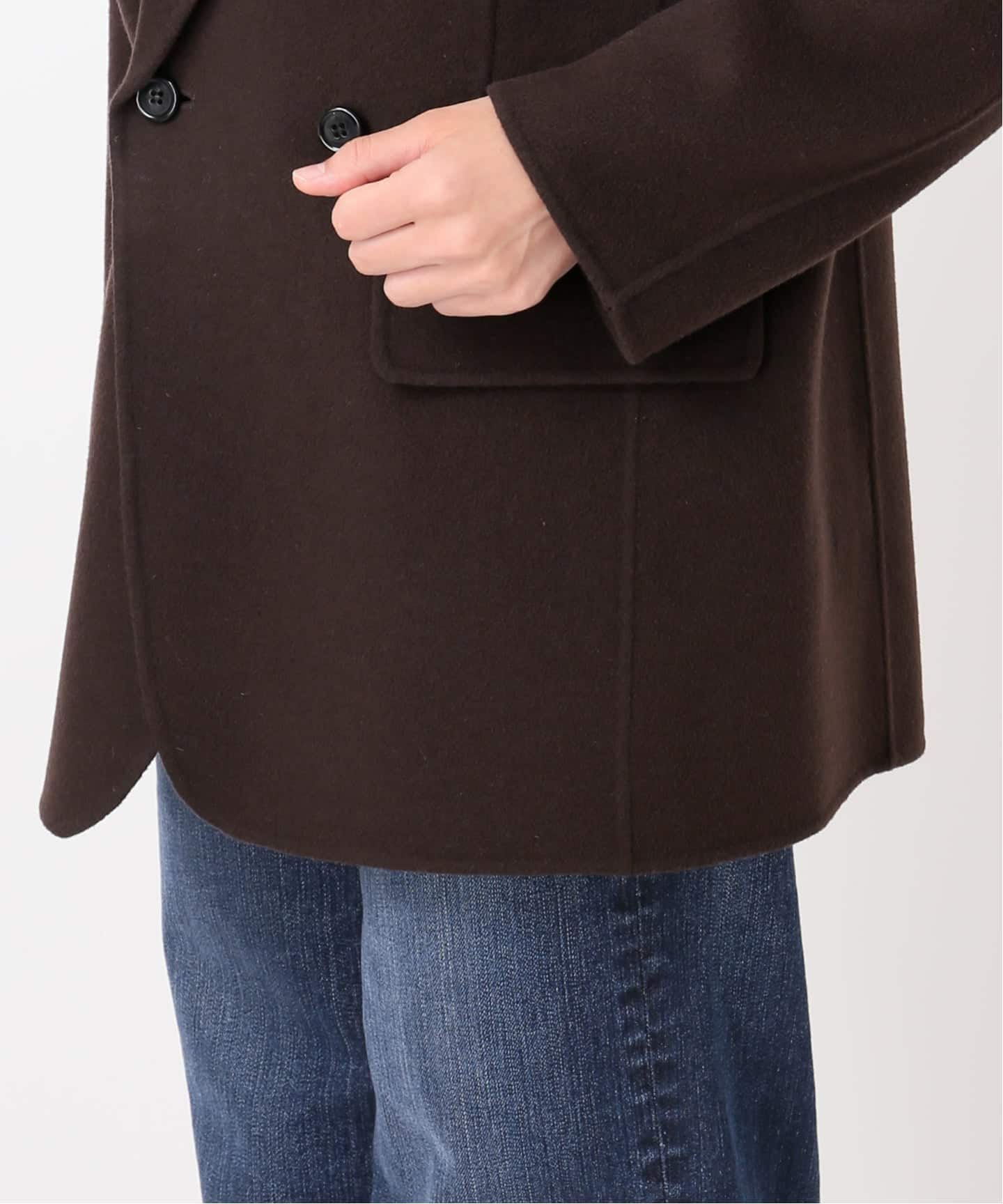 120Sビーバーピークドラベルジャケット（その他ブルゾン／アウター