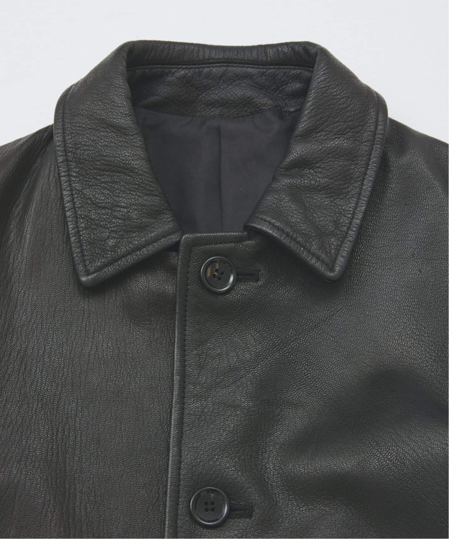 ゴートレザー ウォッシュド カーコート（レザージャケット）｜JOURNAL