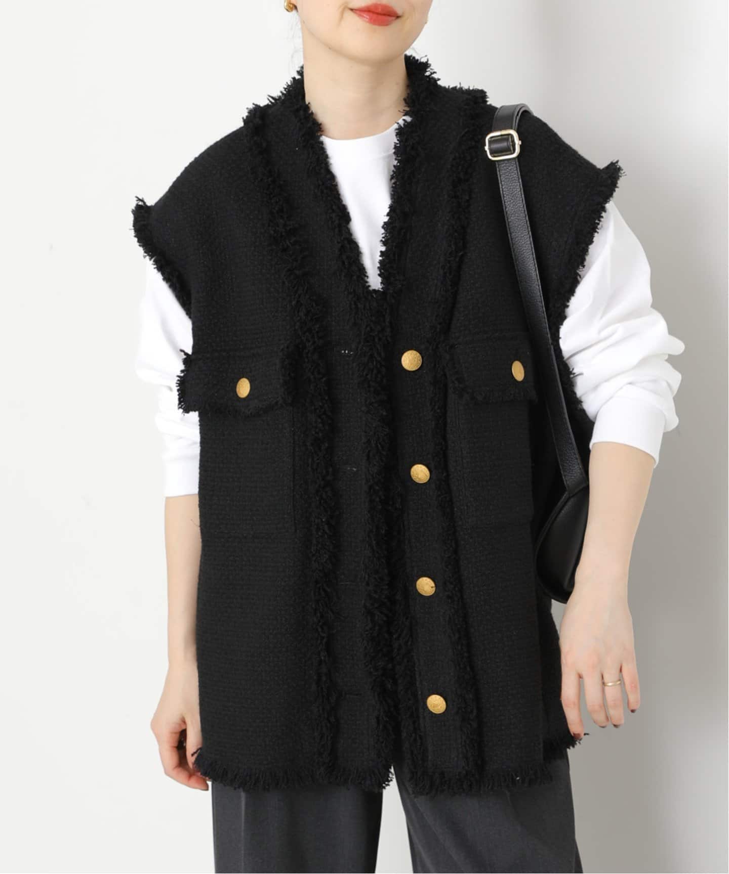 GIOLICAツイードBIGベスト（ベスト）｜JOURNAL STANDARD L'ESSAGE