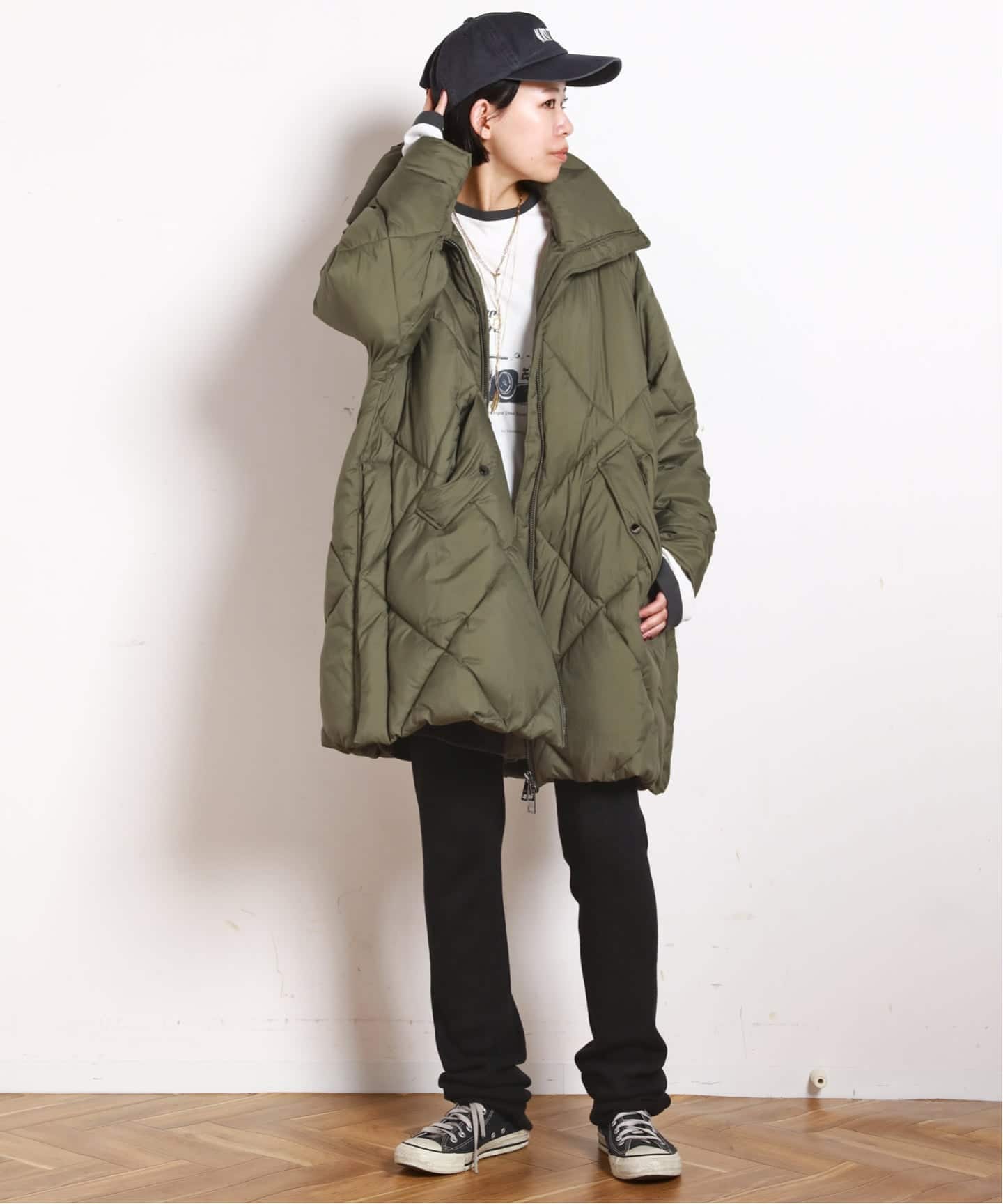 OOF WEAR/オーフウェア】long padding coat（中綿・キルティング）｜AP