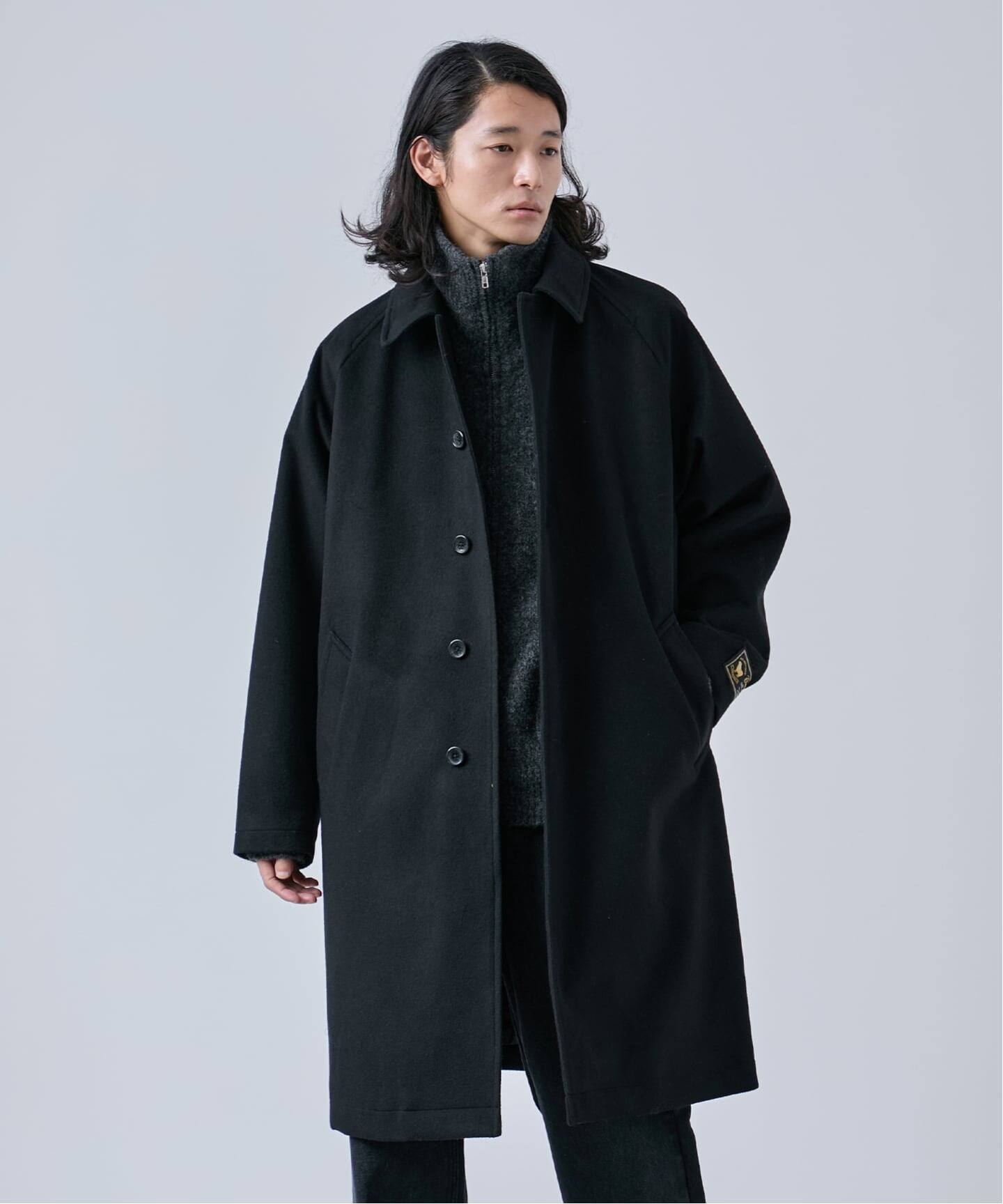 タスマニアウール ウインドシャット ステンカラーコート（ステンカラー