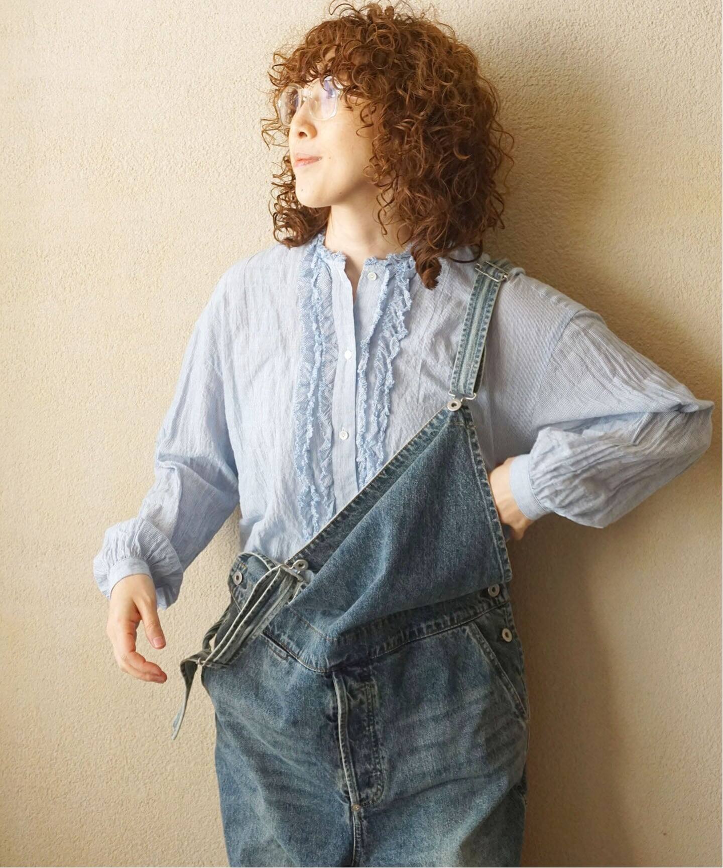 11OZデニムミドルバックオーバーオール（サロペット／オーバーオール