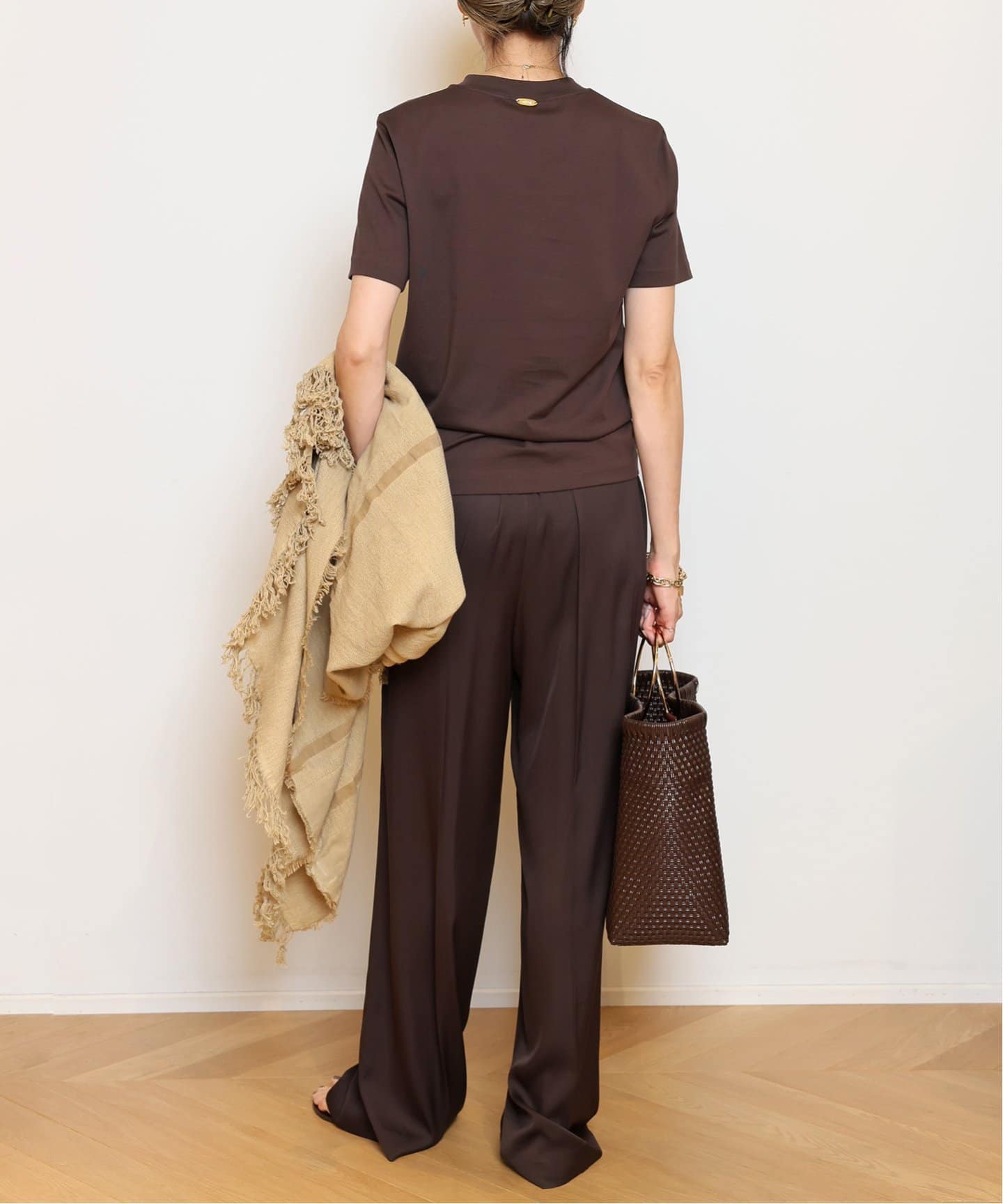 SILK SATIN EASY パンツ（スラックス）｜MUSE de Deuxieme Classe