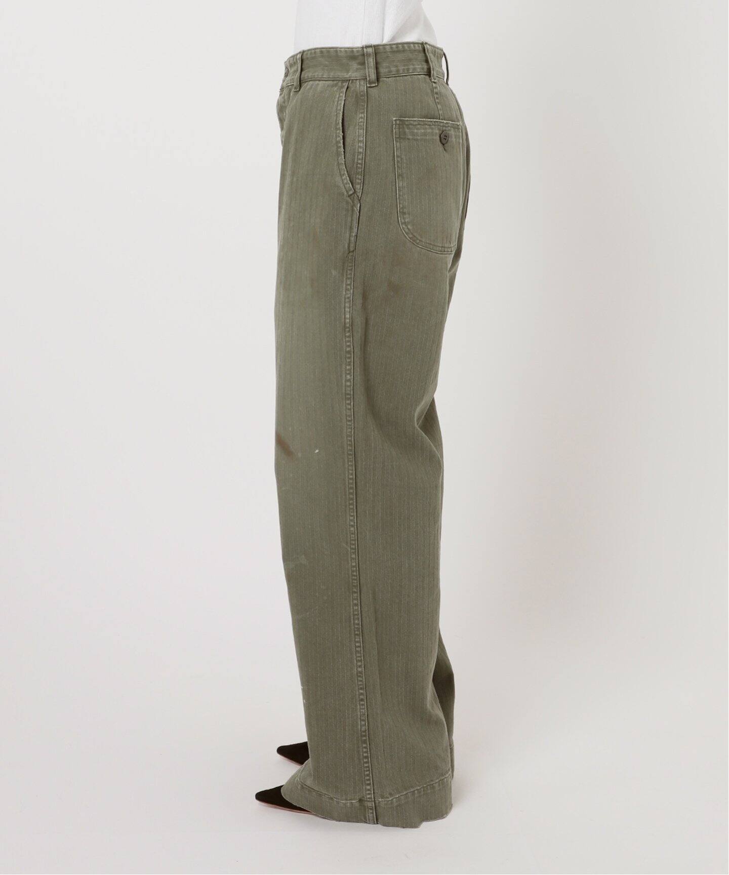 HERILL/ヘリル】 USMC ヘリンボーンツイルパンツ（その他パンツ