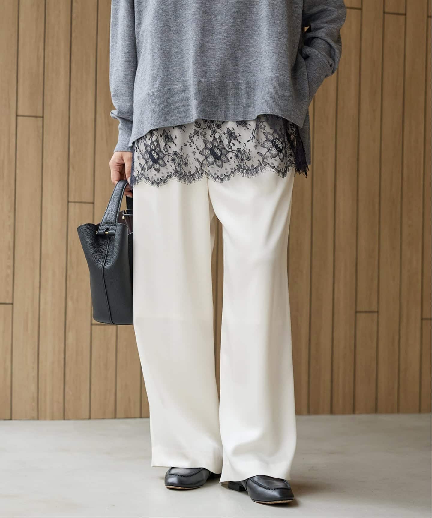 ダブルサテンイージーパンツ（その他パンツ）｜IENA（イエナ）の通販