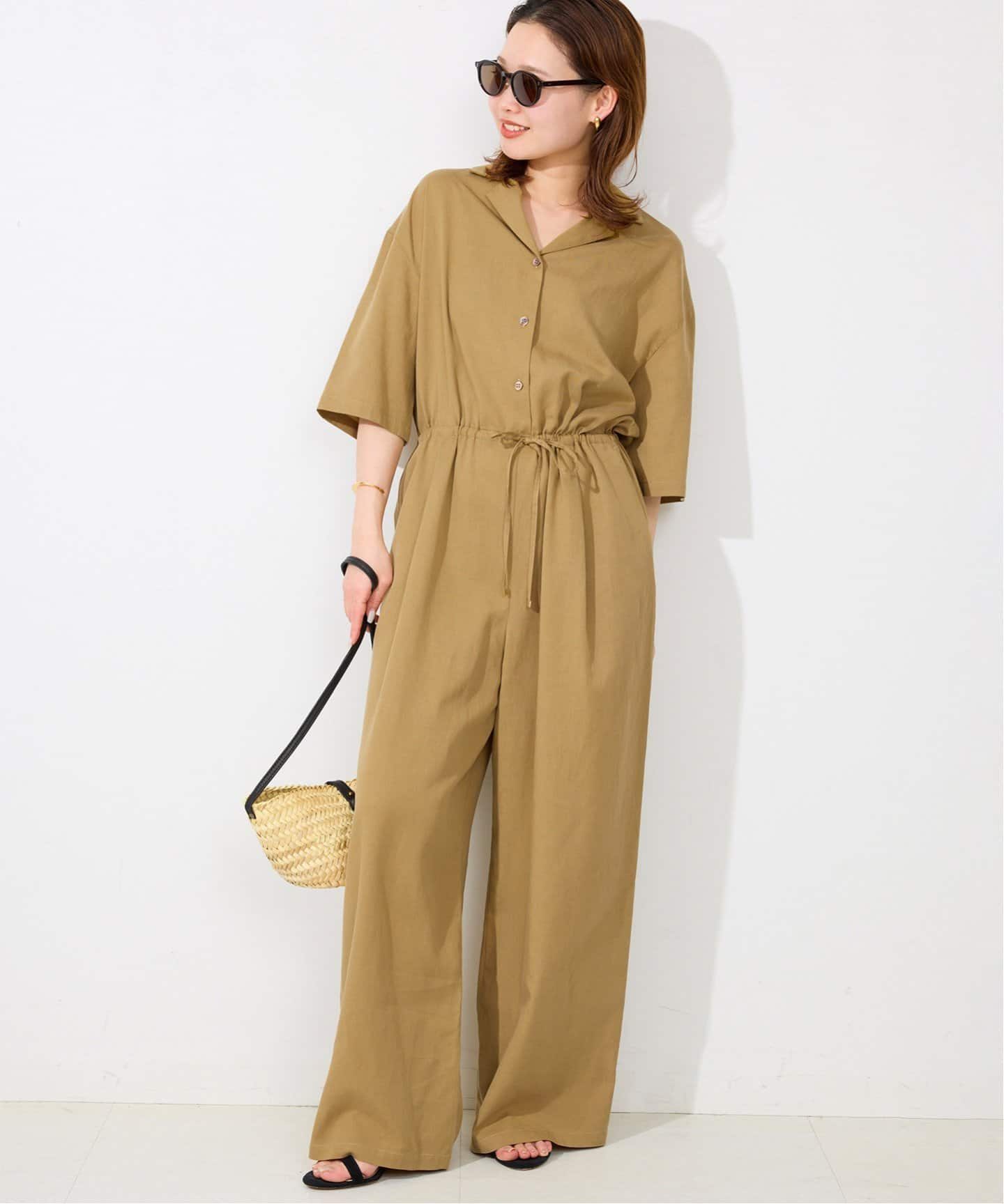 ハーフスリーブオールインワン（つなぎ／オールインワン）｜SLOBE IENA