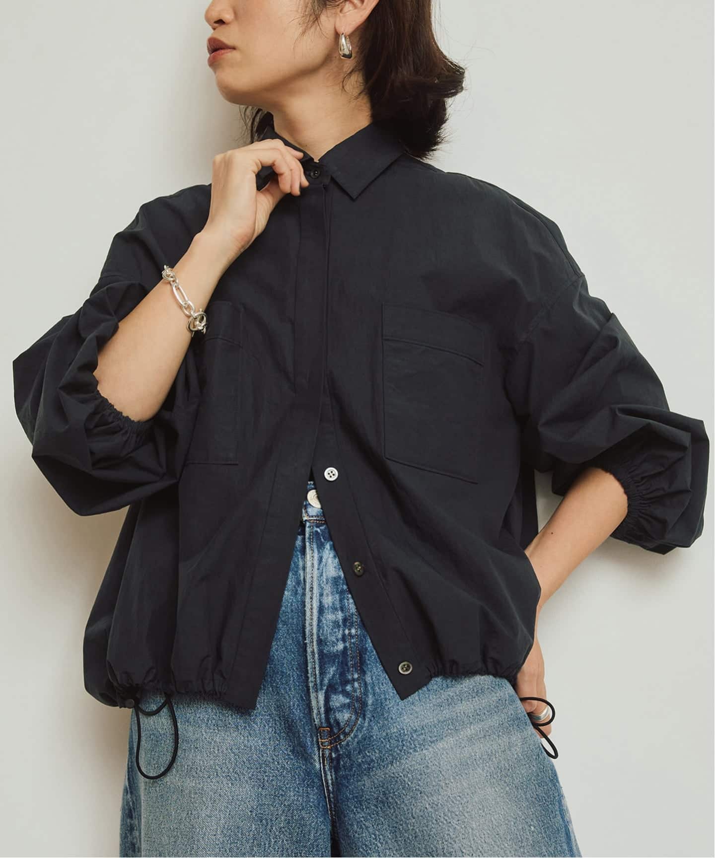 予約》Drawstring シャツ（シャツ／ブラウス）｜VERMEIL par iena