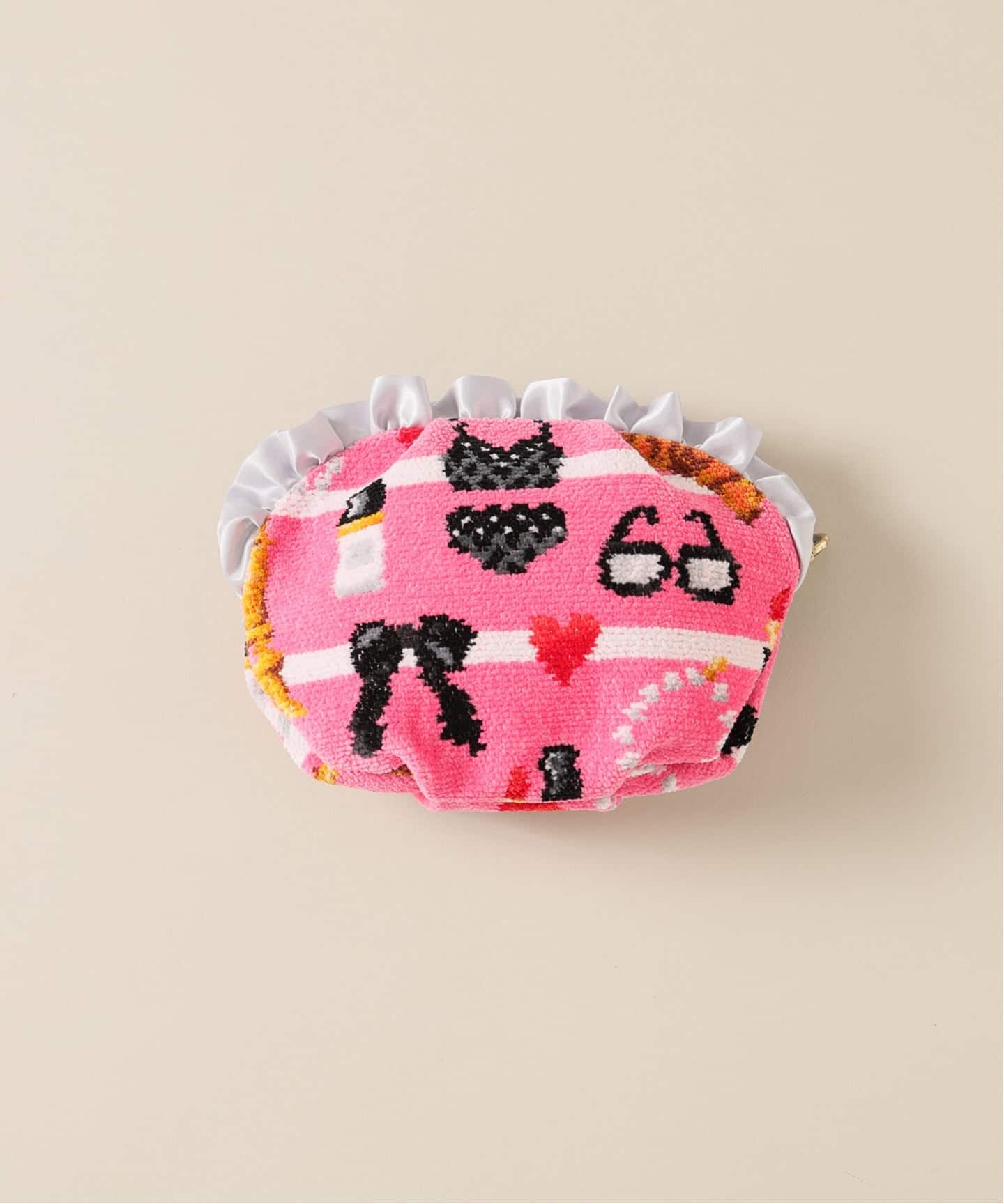 FEILER/フェイラー】別注 ROSE IENA フリルシェルポーチ（ポーチ