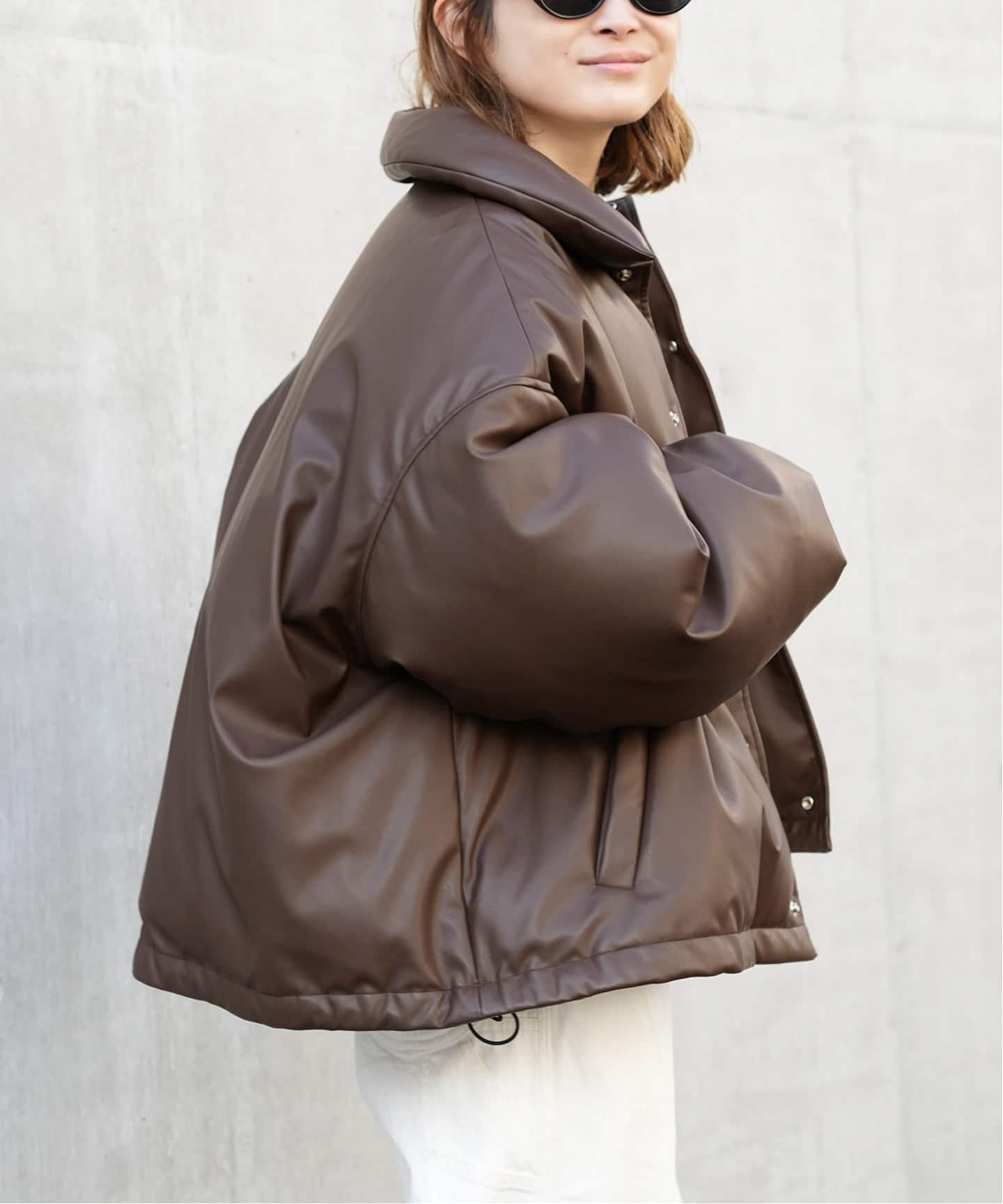 CALUX/キャラクス】SHORT COACH JACKET（ダウンジャケット）｜Deuxieme