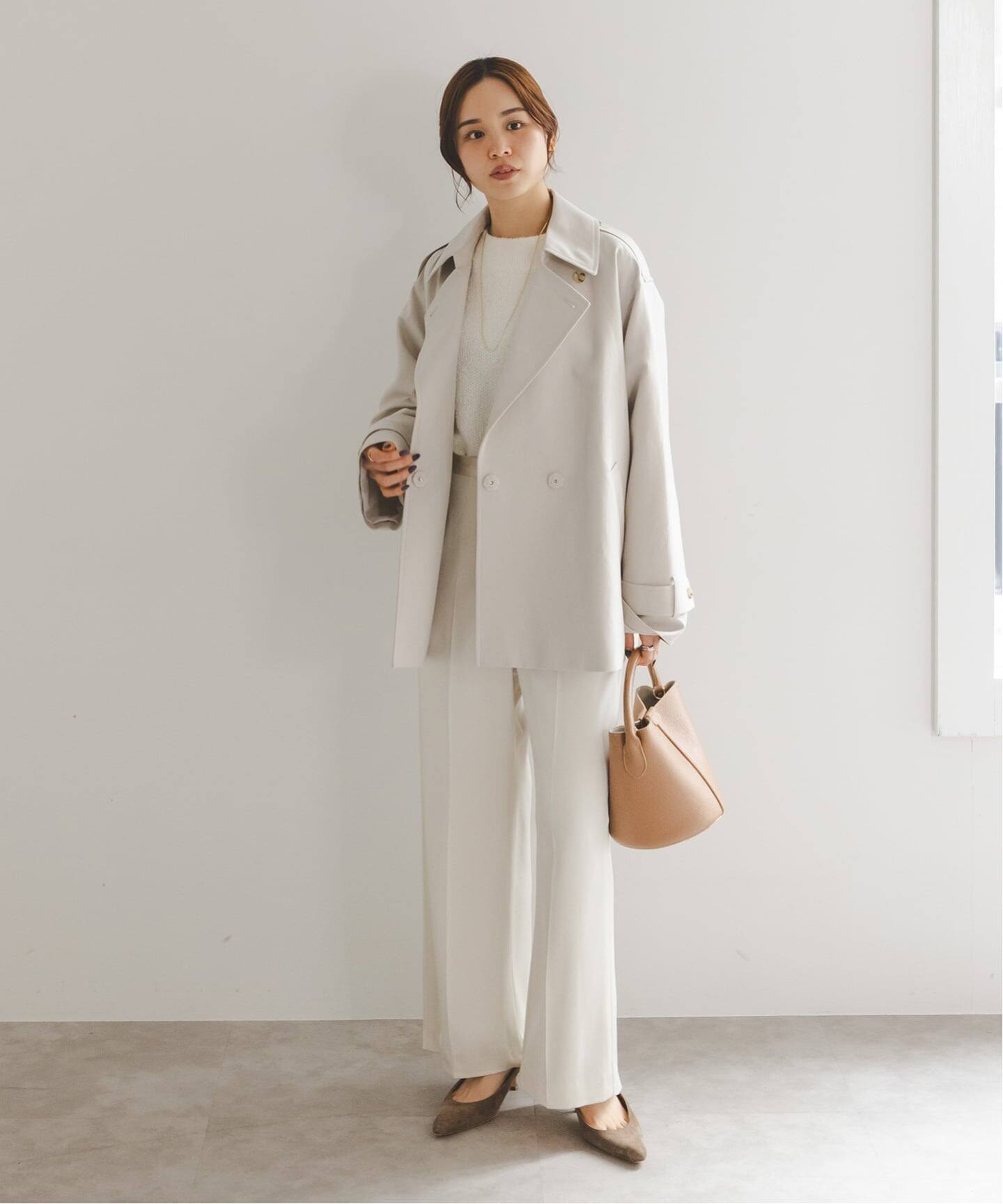 WEB限定追加》コットンダブルクロスハーフコート（その他ブルゾン