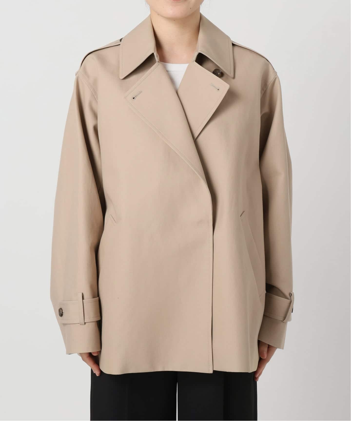 WEB限定追加》コットンダブルクロスハーフコート（その他ブルゾン