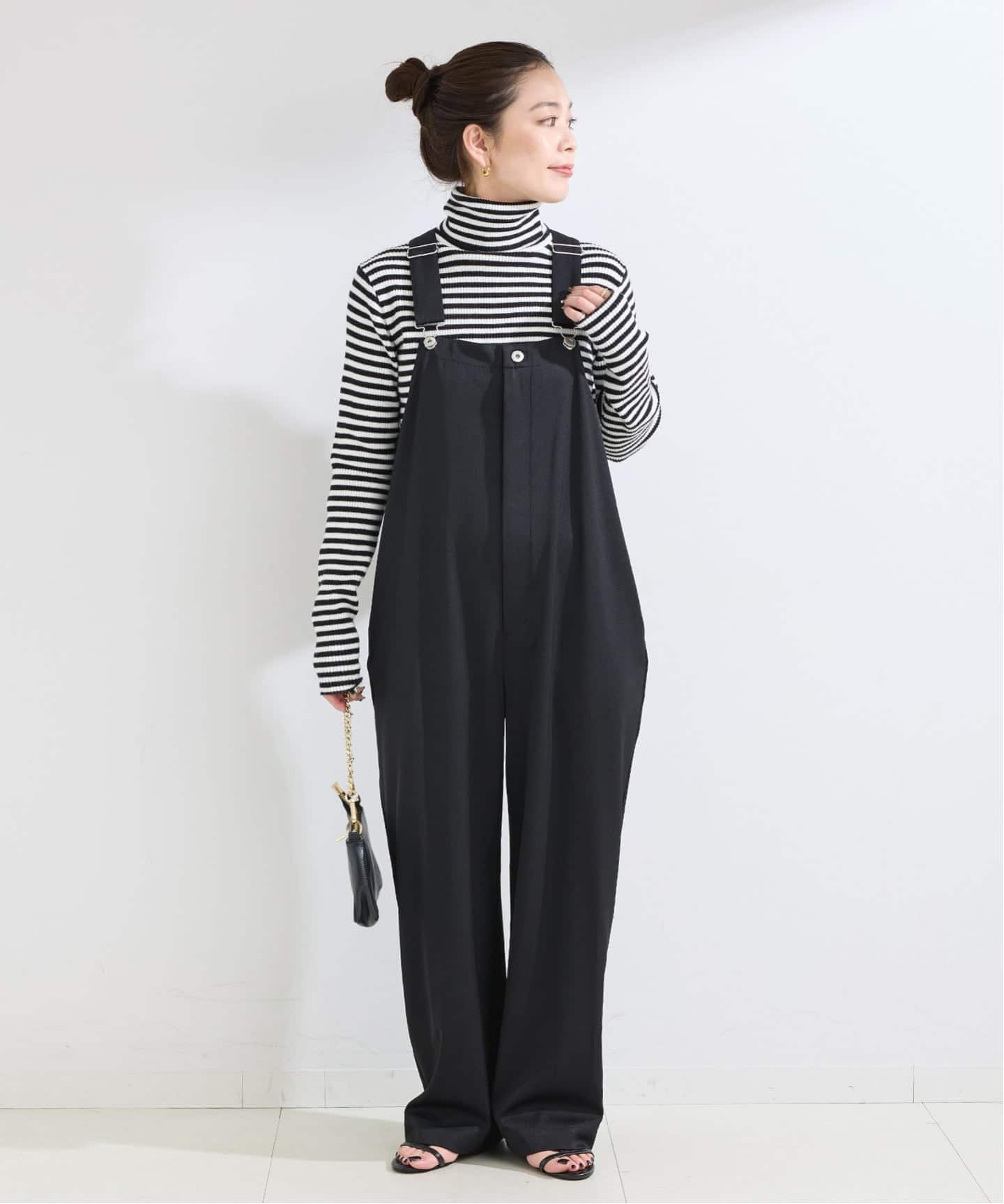 手洗い可 / サテンサロペット（サロペット／オーバーオール）｜B.C