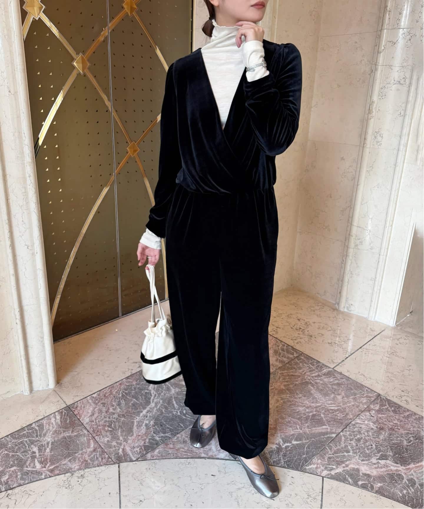 Velour Puff All in one（つなぎ／オールインワン）｜EDIT.FOR LULU