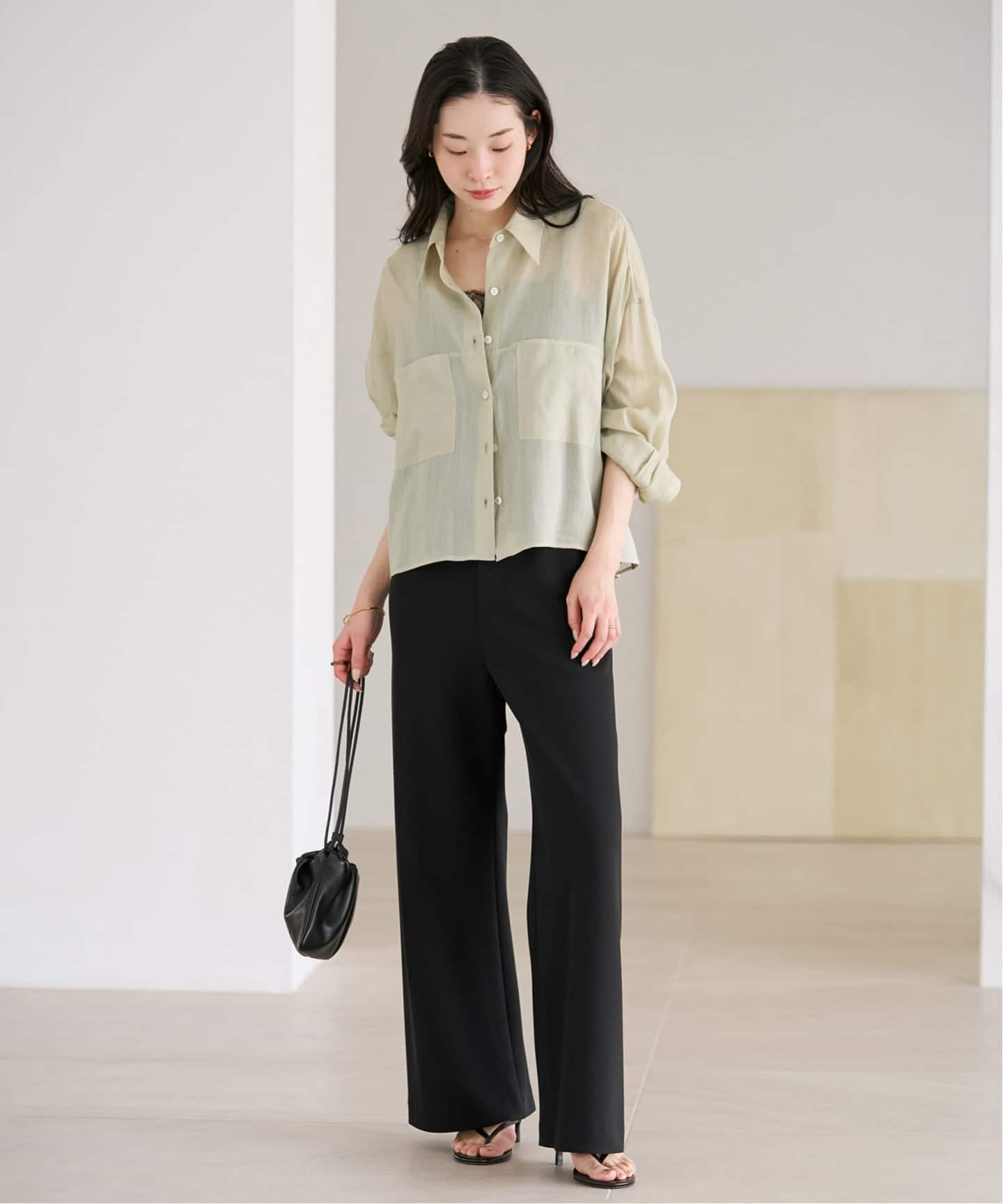 追加予約》Bias Relax パンツ 9（その他パンツ）｜Plage（プラージュ