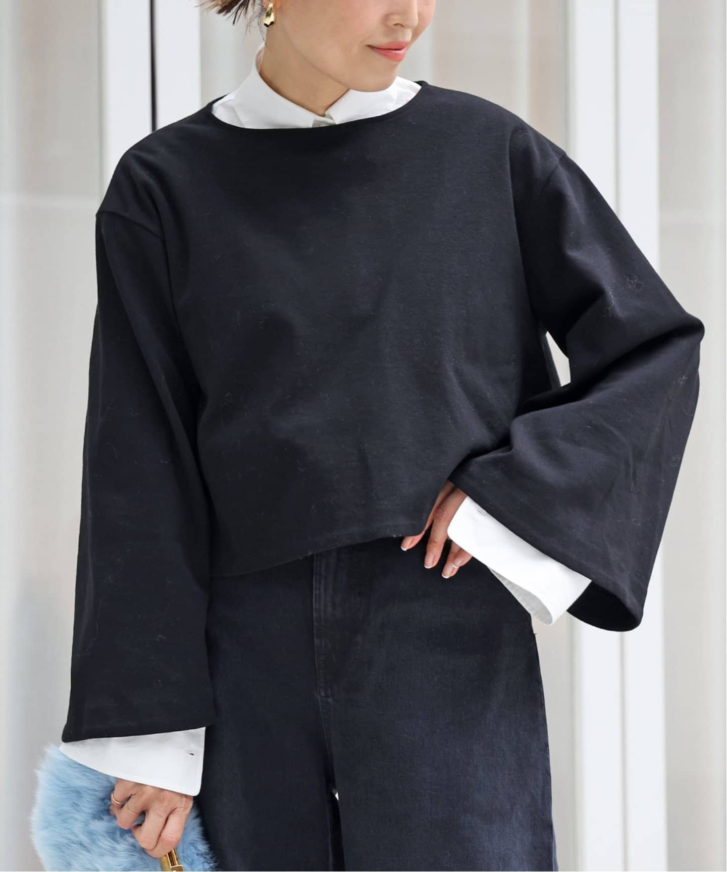 CELERI/セルリ】ショートフレアプルオーバー（Tシャツ／カットソー