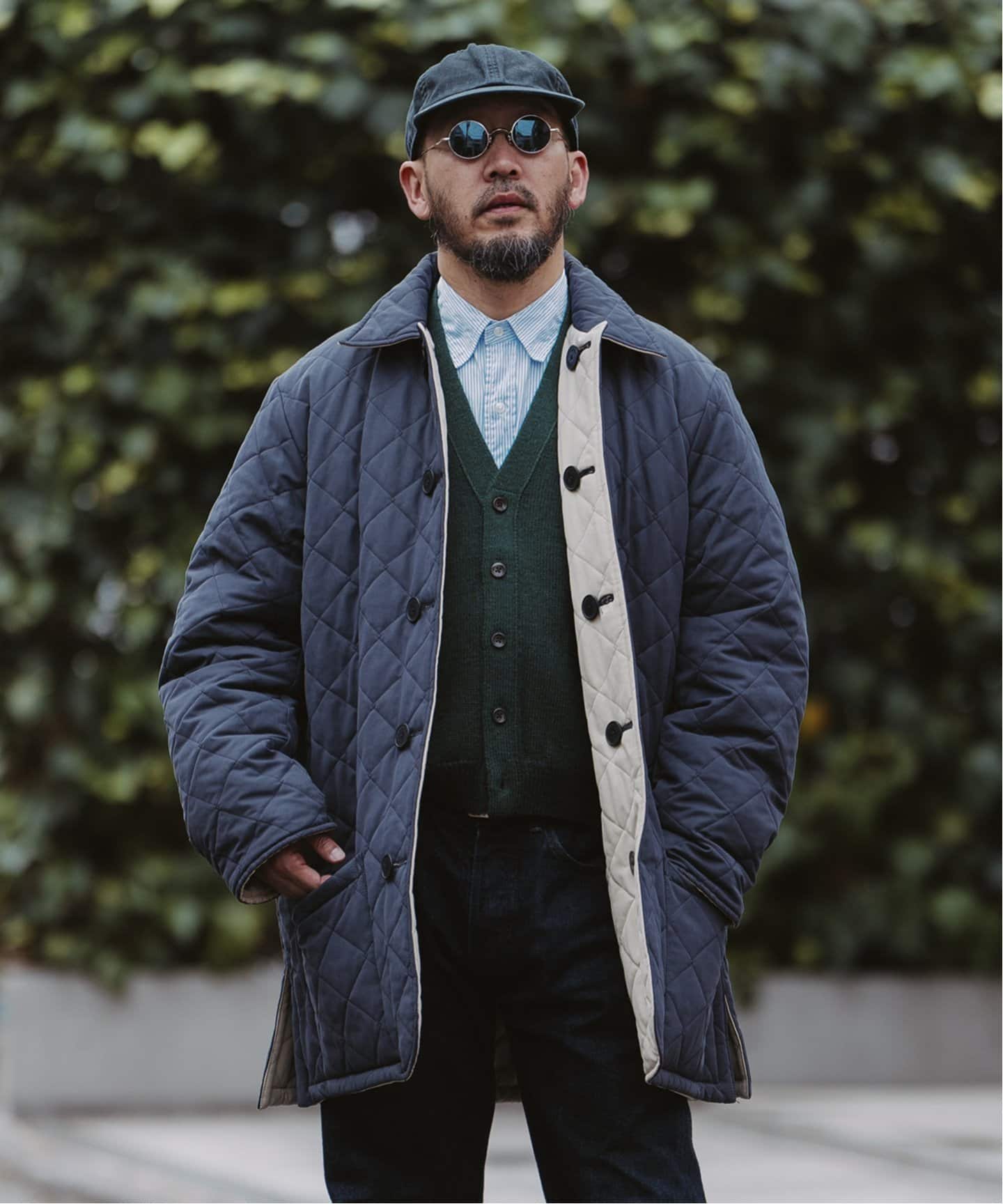 LAVENHAM / ラベンハム】別注 リバーシブル ジャケット（中綿