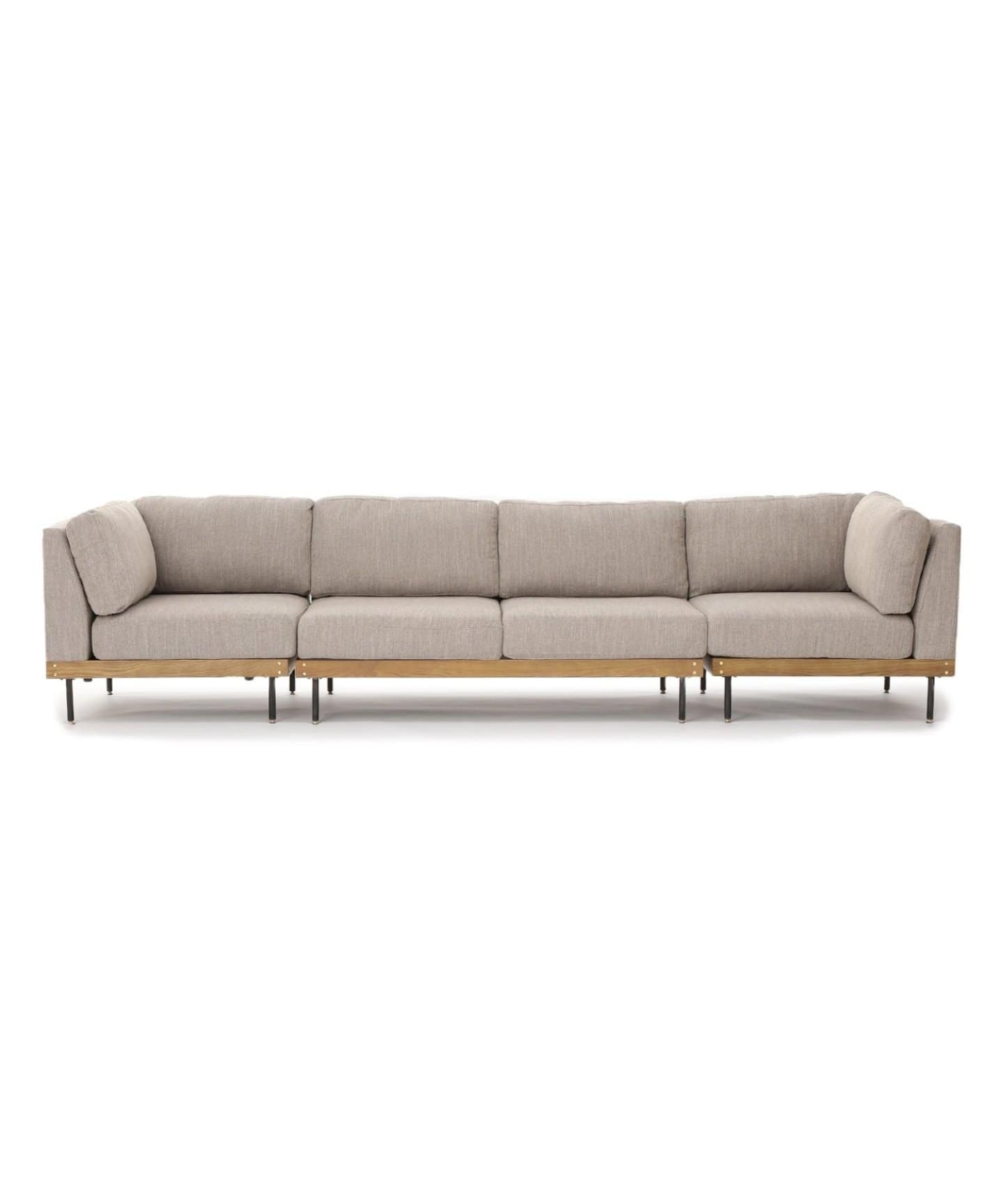 大型商品》LILLE CORNER SOFA BE リル コーナー ソファ ベージュ2ND
