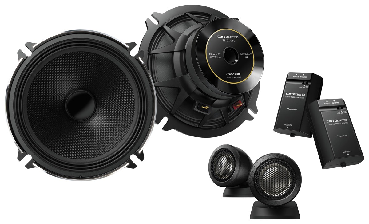 カロッツェリア、ハイレゾ音源再生対応スピーカー・ツイーター「C