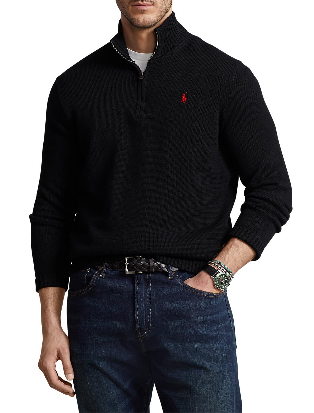 Big + Tall | Polo Ralph Lauren 1/4-Zip Sweater | DXL