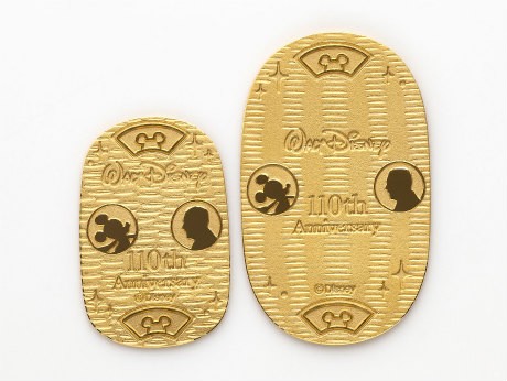 横浜元町にディズニー生誕110周年限定商品-純金小判、千両箱