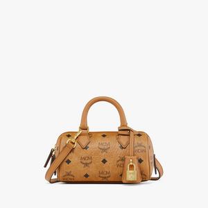 Mini Ella ボストンバッグ - ヴィセトス コニャック | MCM ®JP