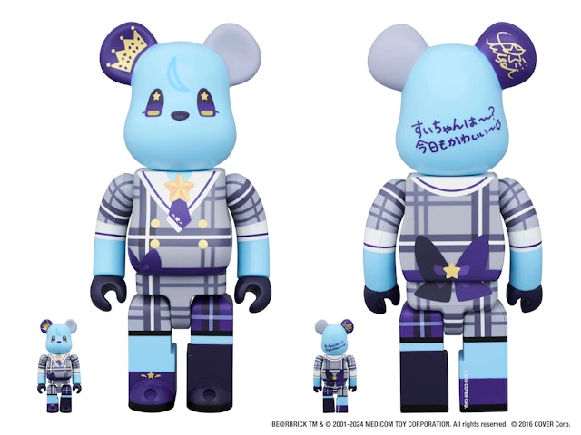 星街すいせい」、「宝鐘マリン」デザインの「BE@RBRICK」が登場