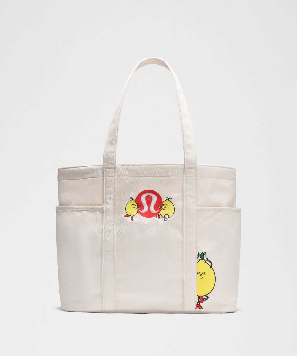 デイリーマルチポケット キャンバストートバッグ 20L *レモン | バッグ