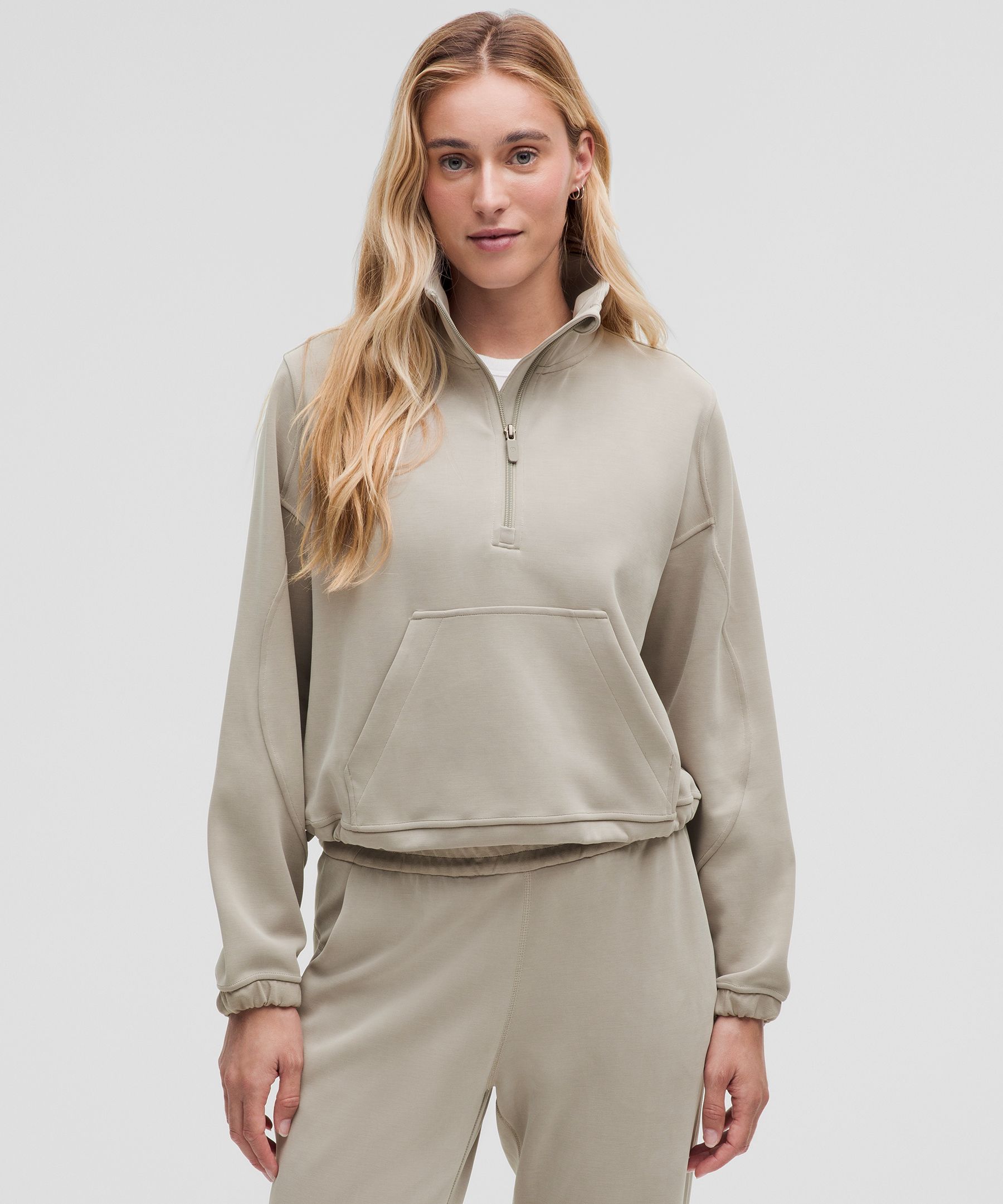 Brushed Softstreme Half Zip | Women's Hoodies & Sweatshirts