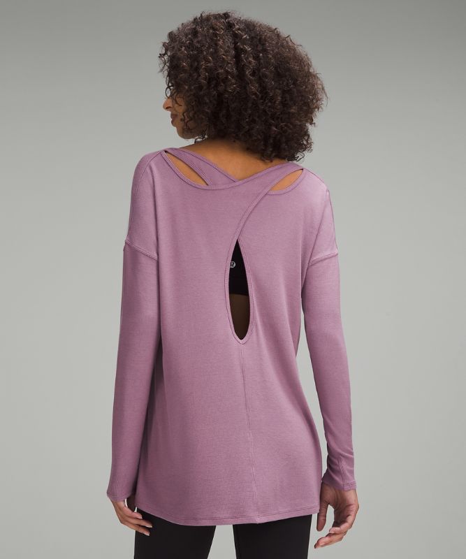 バックキーホール長袖シャツ | ロングスリーブ | Lululemon JP