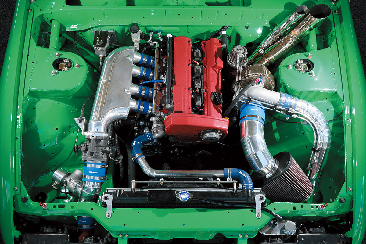 スチールブロックのCA18DET型にTD‐06 25Gでターゲットパワーはオーバー