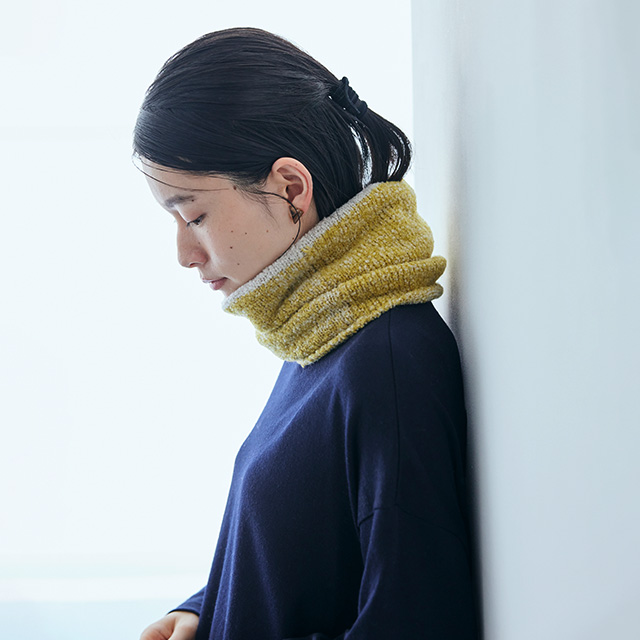 防縮ウールのブークレヤーンスヌード｜服飾品｜中川政七商店 公式サイト