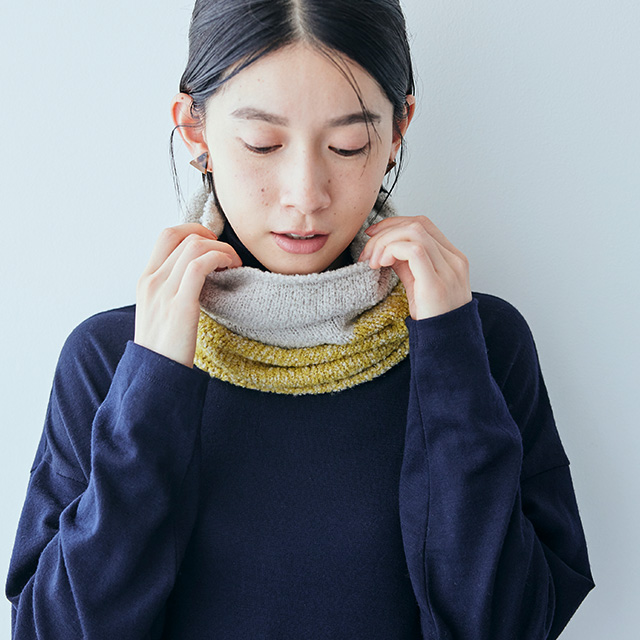 防縮ウールのブークレヤーンスヌード｜服飾品｜中川政七商店 公式サイト