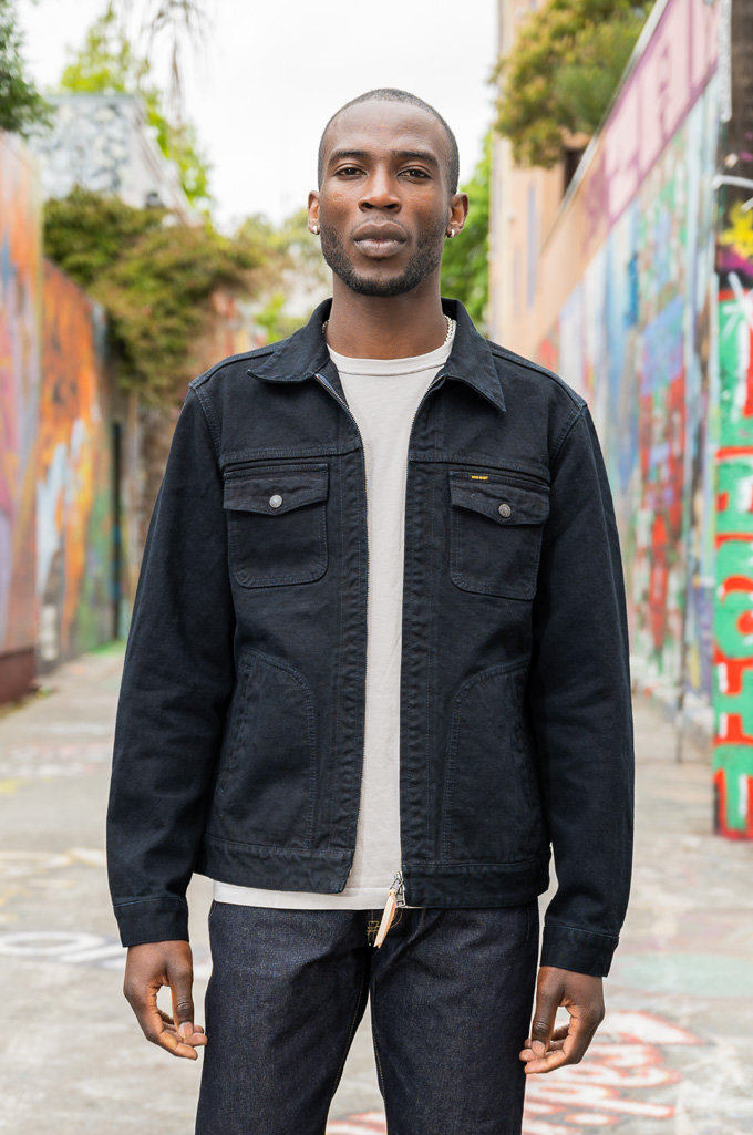 Iron Heart Work Jacket - IHJ-123-OD - 14oz Broken Twill Indigo