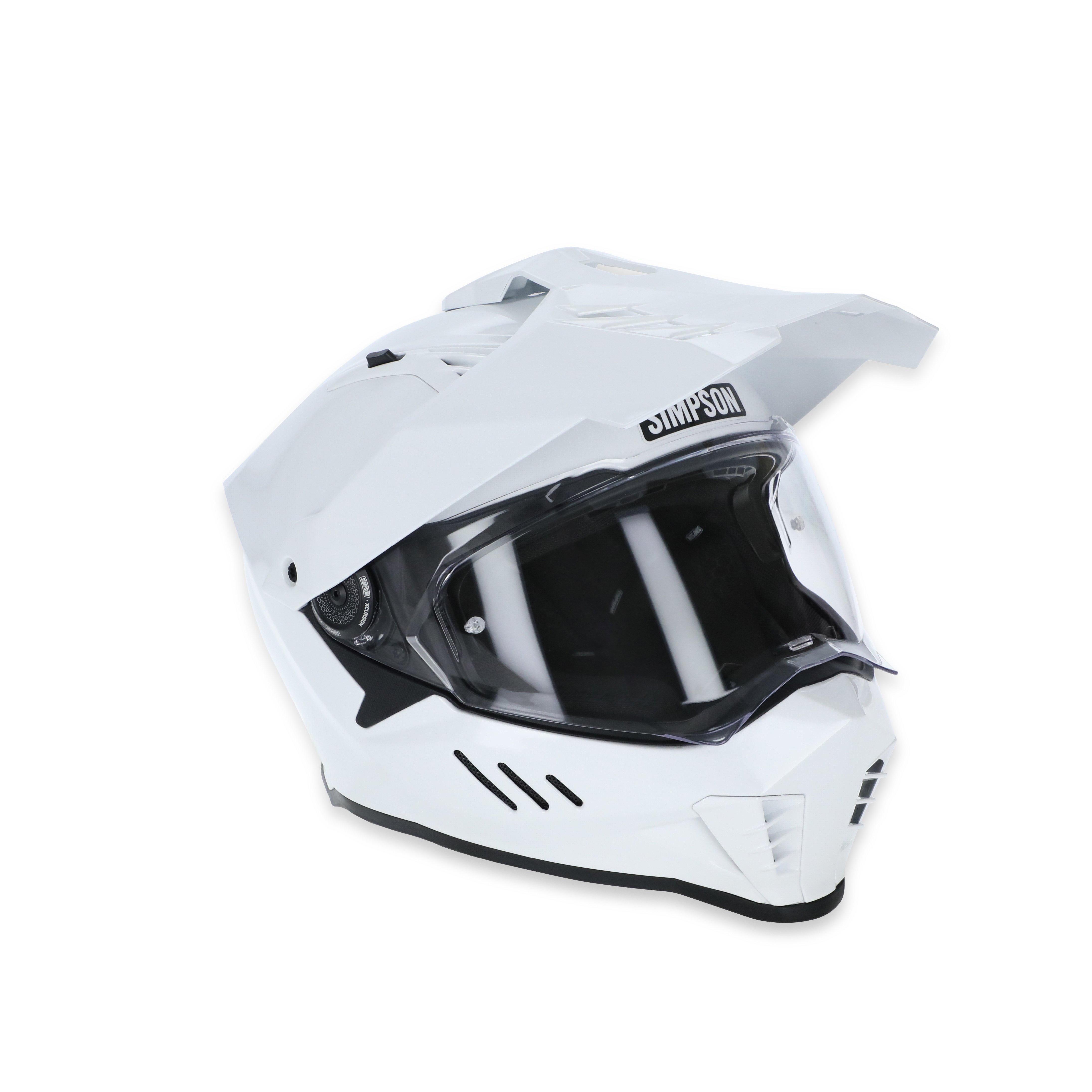 Simpson Motorcycle XB1MD Xcursion Bandit Helmet - White MD