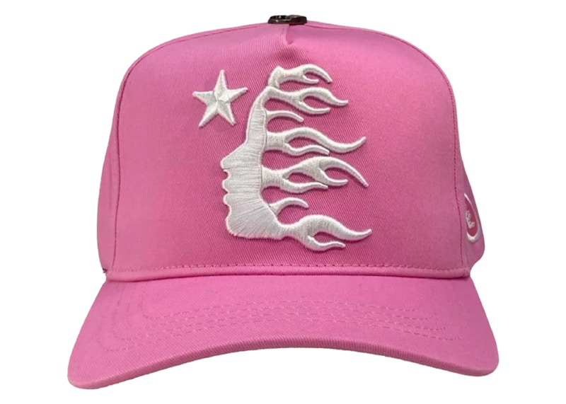 Hellstar OG Logo Snapback Hat Pink Men's - FW24 - US