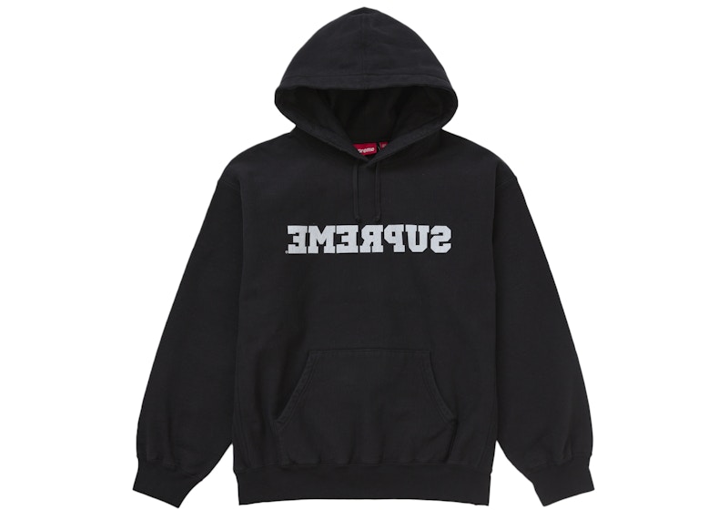 Supreme Reverse Hooded Sweatshirt (SS25) Black Men's - SS25 - US