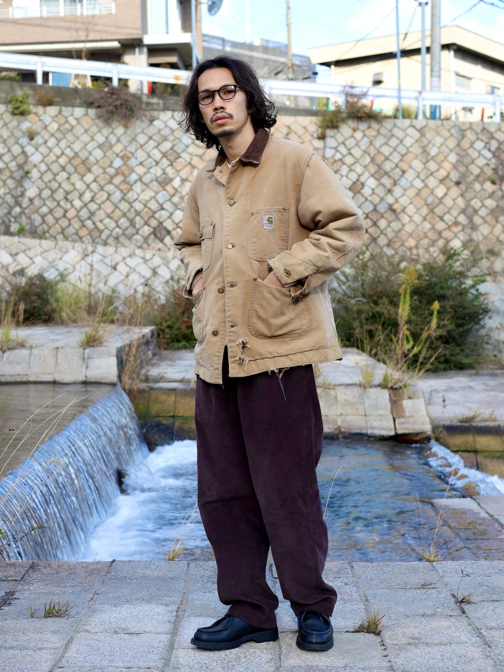 KEN｜Carharttのカバーオールを使ったコーディネート - WEAR