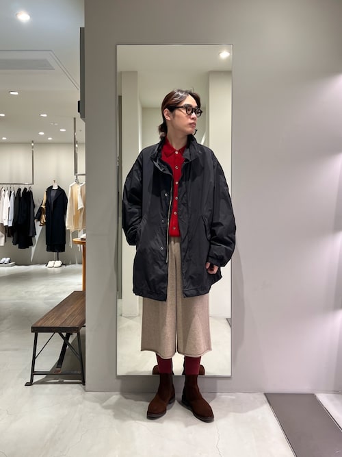 新品 25AW ATON 定番AIR WEATHER ショートモッズコート 06 PIGMENT AIR