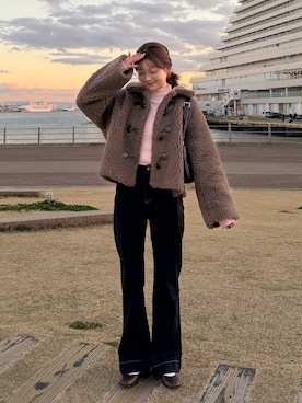 Maison Kitsuneのニット/セーター（ピンク系）を使った人気