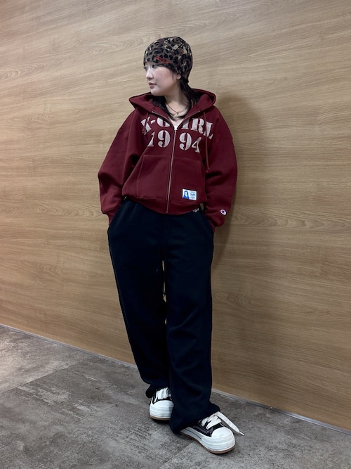 セール】X-girl x Champion REVERSE WEAVE R STENCIL LOGO ZIP UP