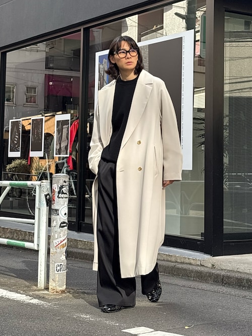 セール】BASIC ロングトレンチコート（トレンチコート）｜Lui's