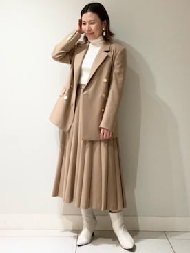 EPOCA（エポカ）の「ムートンコンビニットコート（）」 - WEAR