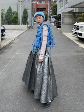 2way Multi Fabric Volume Onepiece/2WAYマルチファブリックボリューム