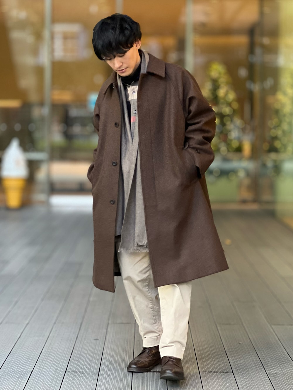 Steven Alan フラットメルトンキャンプカラー バルマカーンコート L