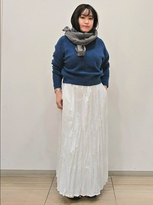 チェックスクエアストール（ストール/ショール）｜かぐれ（カグレ）の